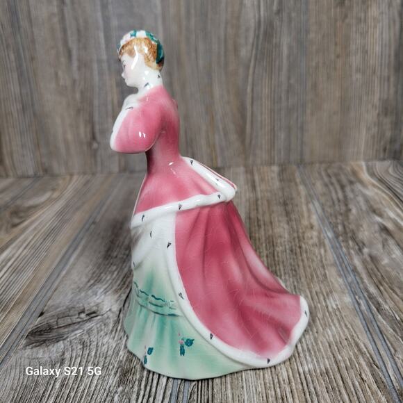 1950's Original Goldscheider White Christmas Figurine Peggy Porcher Fine China - Picture 5 of 6